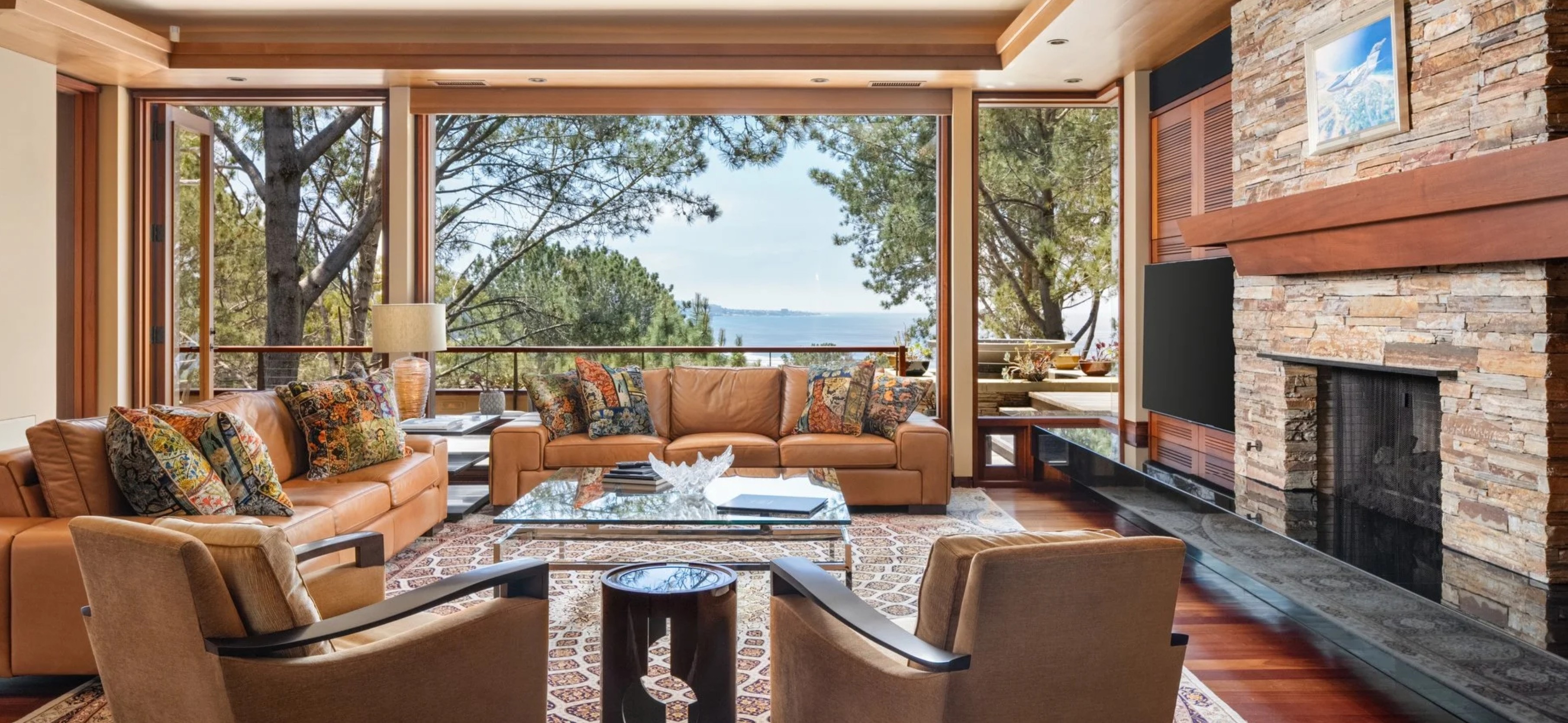Warm sunlit interior